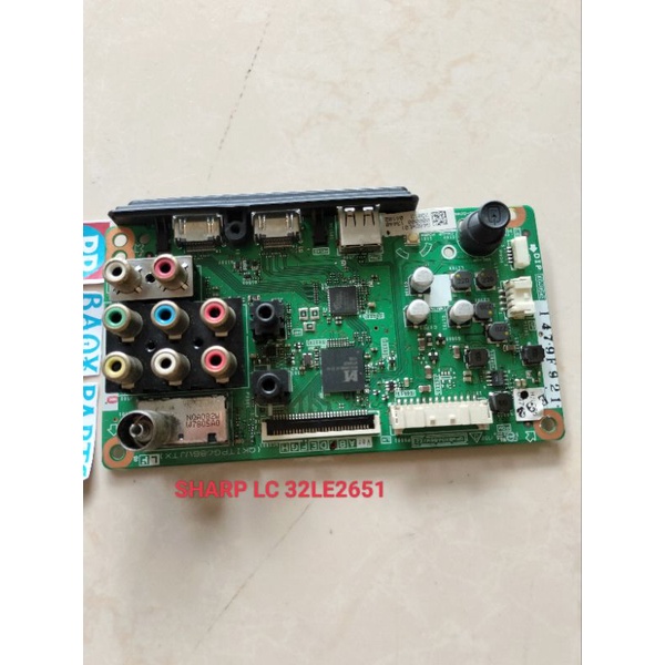 MB TV SHARP LC-32LE265I - MAINBOARD TV LED SHARP LC 32LE2651