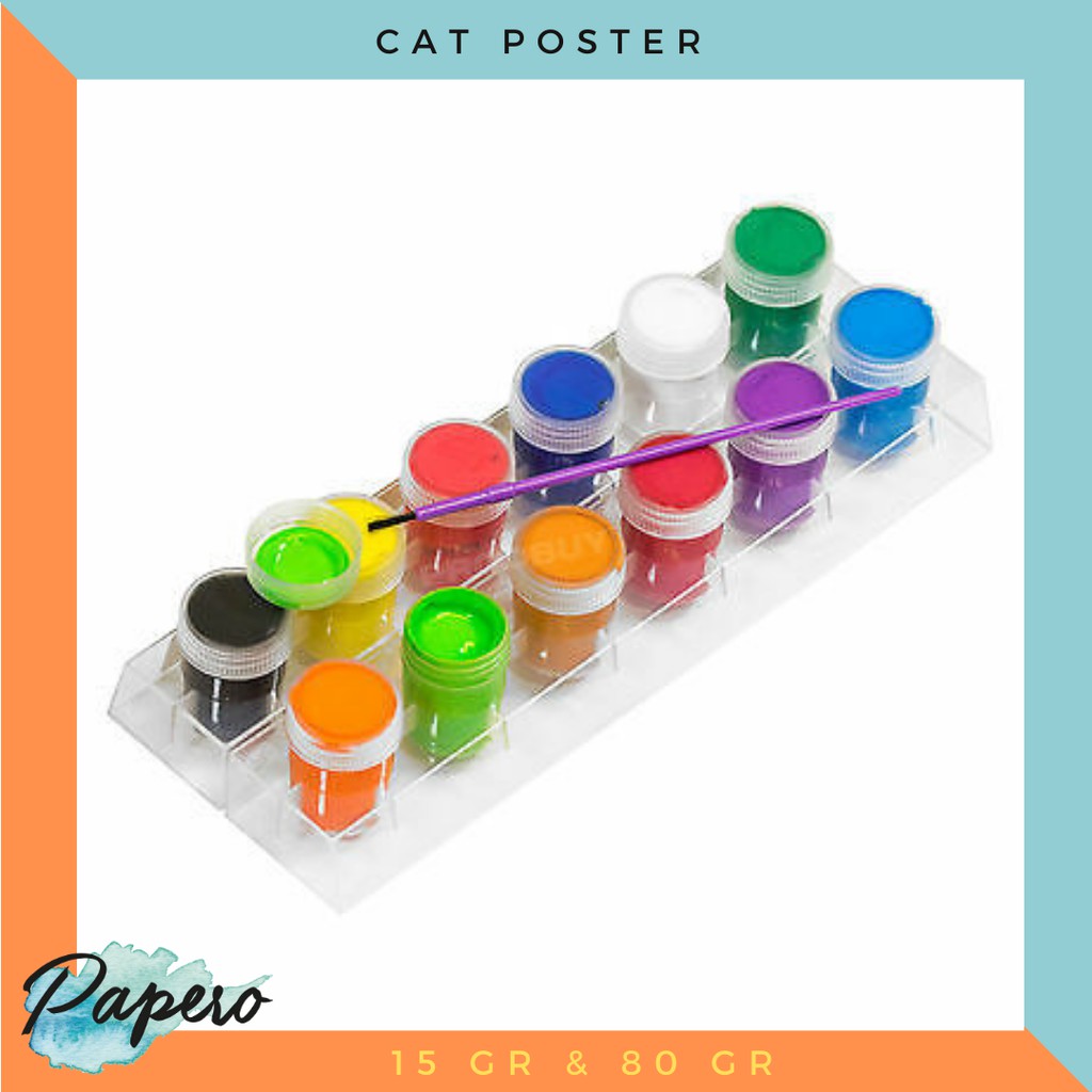 Cat Poster / Poster Color Satuan 15ml