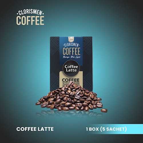

Clorismen Coffee - Coffee Latte (Coffee With Collagen And Activa/Clorismen Soap Case & Clorismen Coffee