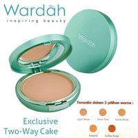 Wardah Exclusive Two Way Cake (hijau) BEDAK