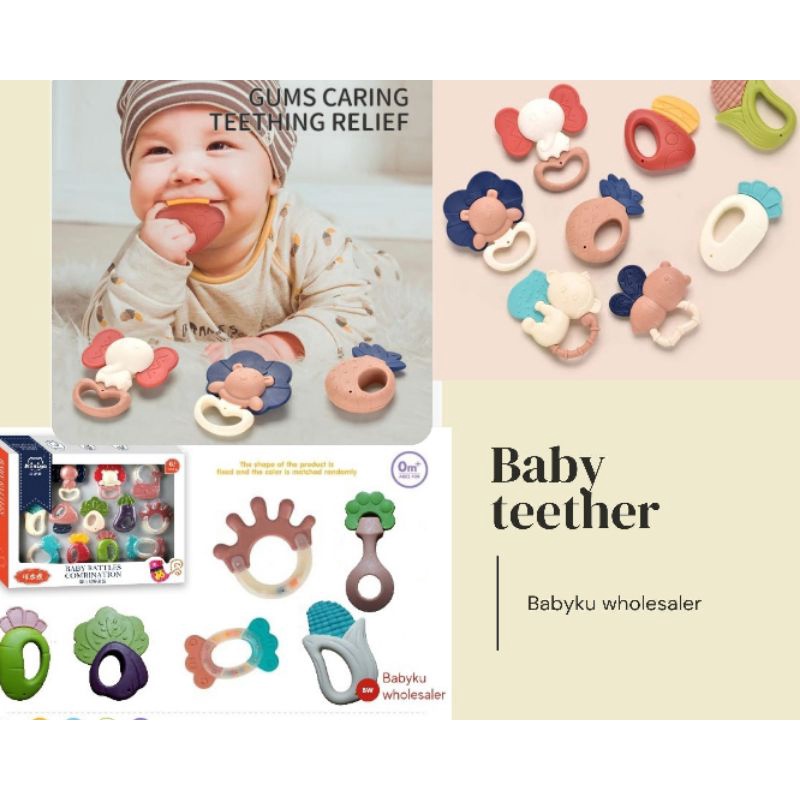Mainan kerincingan bayi / Mainan gigitan bayi