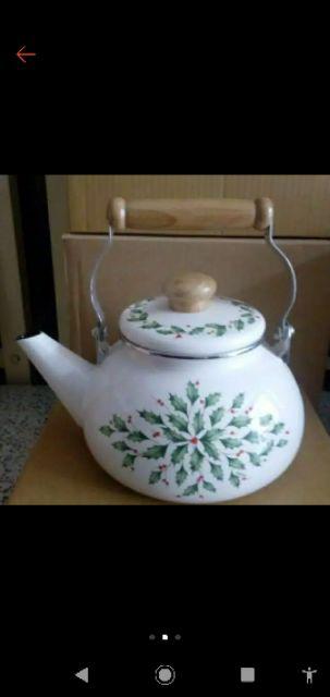 Teko Enamel Motif Daun