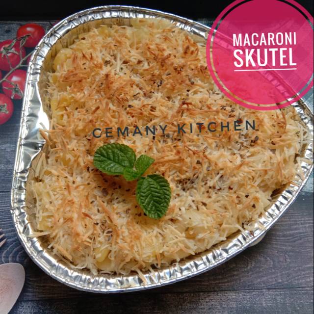 

macaroni skutel halal, homemade dgn 2 ukuran M dan L