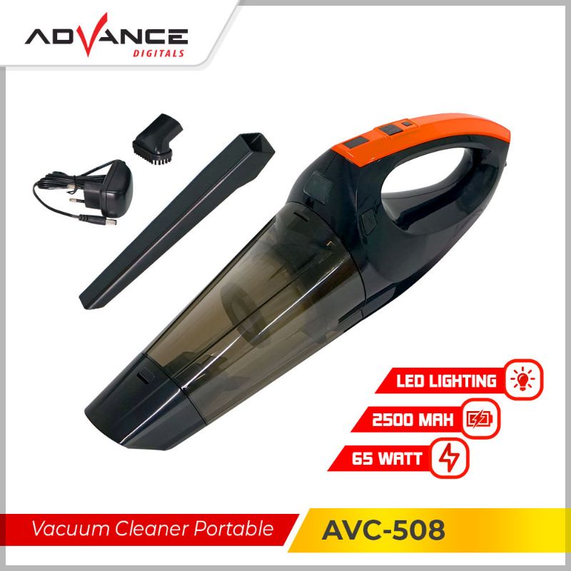 Advance Vacuum Cleaner Portable / Penyedot Debu Tanpa Kabel AVC-508