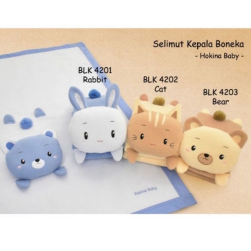 Hokina Baby Selimut Boneka Anti Kaget / Selimut Bayi