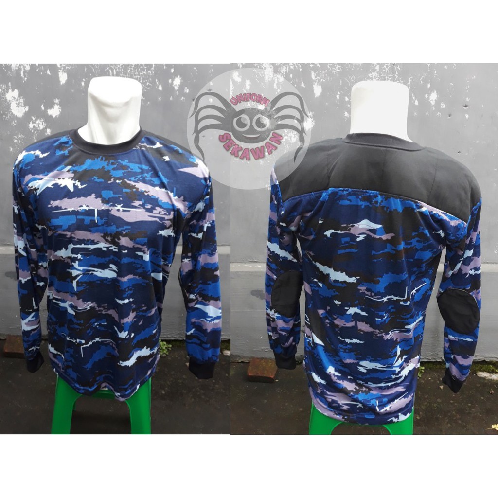 Kaos Loreng TNI AU Kaos Panjang Loreng AURI AIRBONE ARMY