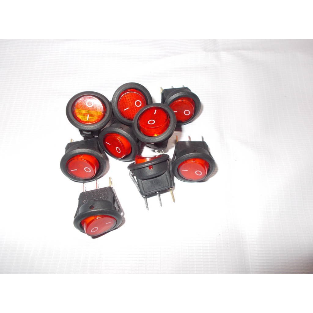 SAKLAR SWITCH NYALA BULAT ON OFF 3 KAKI LED DRIVER HPL DIY