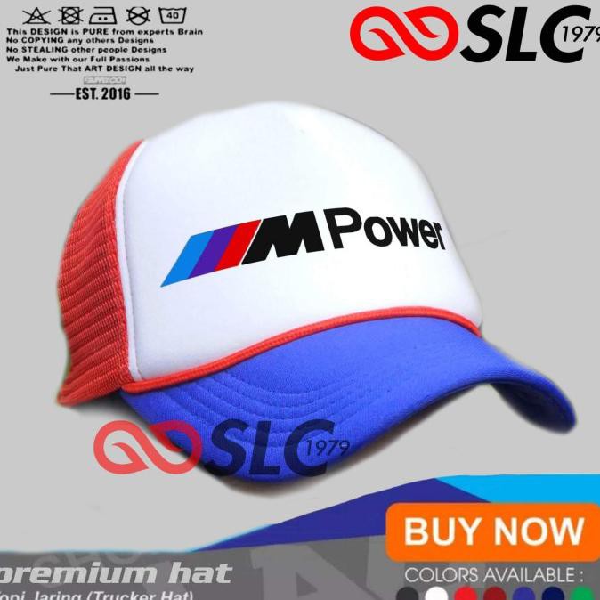 Unik Topi Jaring Trucker Bmw M Power C3R4 - Slc Terlaris
