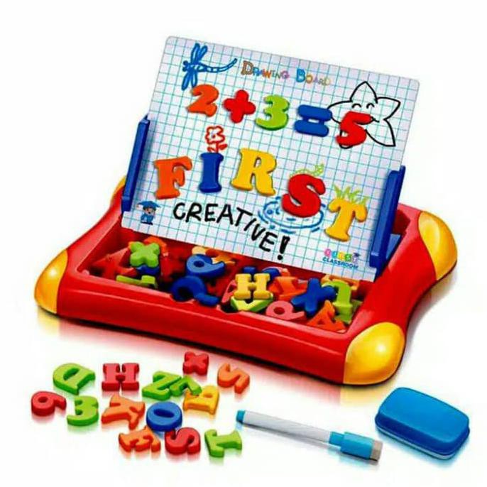 

MAINAN MAGNETIC LEARNING CASE PAPAN TULIS MAGNET 2in1 NO.HM1116A DISKON