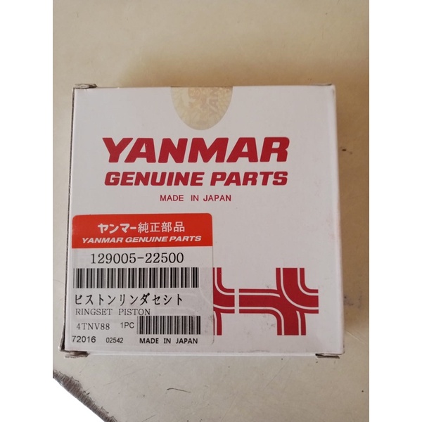 Ring piston yanmar 4tnv88 4tne88 4d88