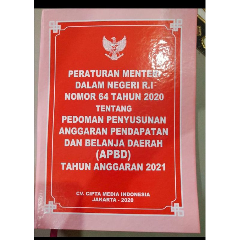 

Permendagri 64 Tahun 2020