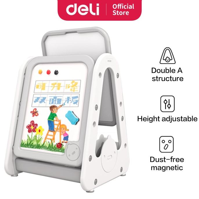 

Deli Papan Tulis Magnetik Lipat Bahan Plastik Untuk Anak-anak 50141