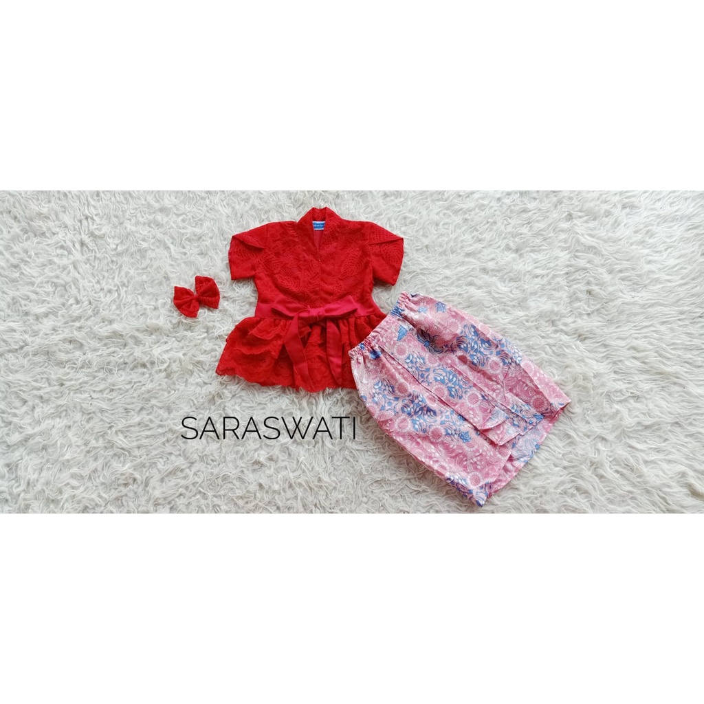 Kebaya Saraswati | Kebaya Anak Unik | Kebaya Anak dan dewasa murah | kebaya kartini anak