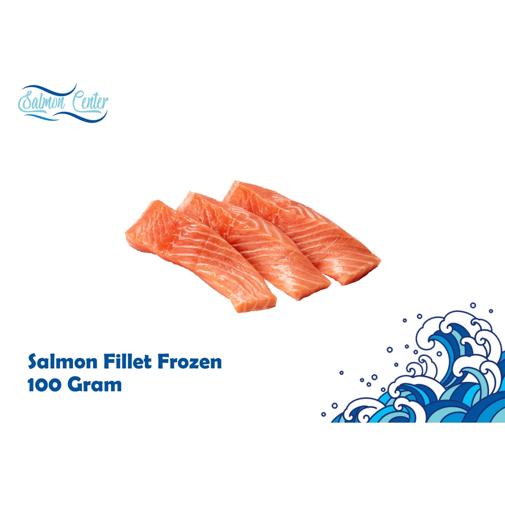 Salmon Fillet 100 gram (bagian ekor)