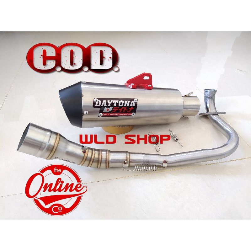 knalpot DAYTONA MATIC PCX AEROX NMAX VARIO BEAT MIO-2