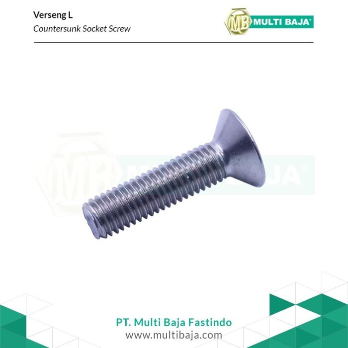 Baut Stainless Steel 304 Verseng L M8 - 1.25 x 35