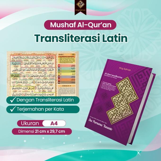 

Al Quran King Salman A4(Besar)Transiterasi latin,dg Kostum nama GRATIS