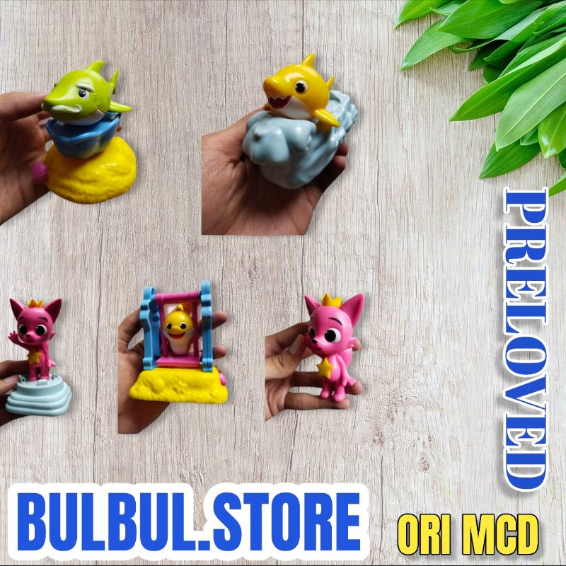 Mainan Anak Action Figure Baby Shark Mainan Happy Meal mcd Baby Shark McDonald's Murah