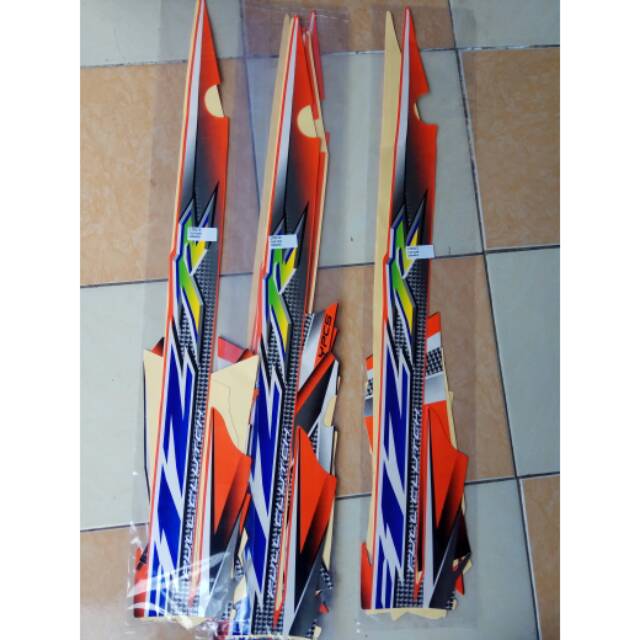 List sticker striping body fizr 2004 orange