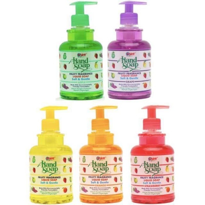 HAND SOAP YURI PUMP 410 ML / SABUN CUCI TANGAN YURI MODEL PUMP