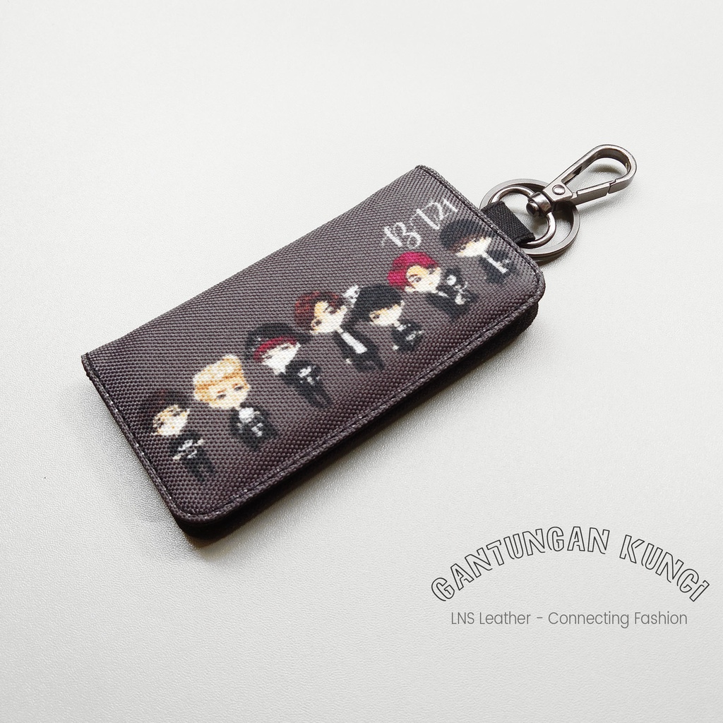 Dompet STNK Mobil BTS - Gantungan Kunci Motor KPOP Key Wallet Jimin