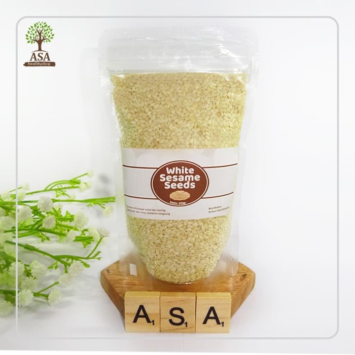 

ds201fs White Sesame Seeds 450 Gram / Biji Wijen Putih Dscscv