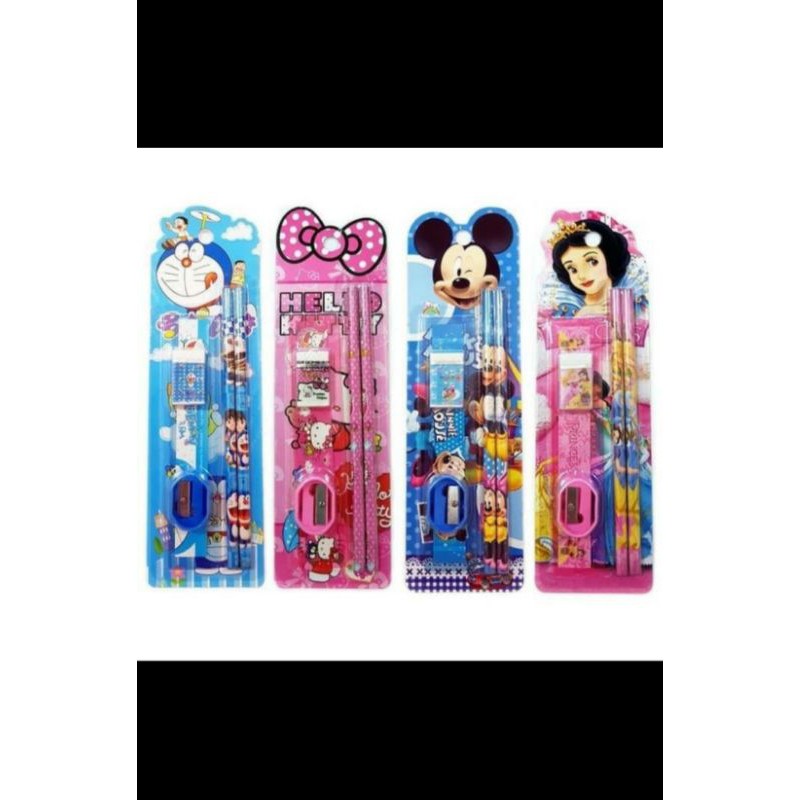 

Pensil Set Anak Lucu - Alat tulis anak Lucu Set 5