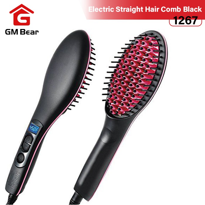 GM Bear Sisir  Catokan Pelurus Rambut  1267 Vlasy Electric 