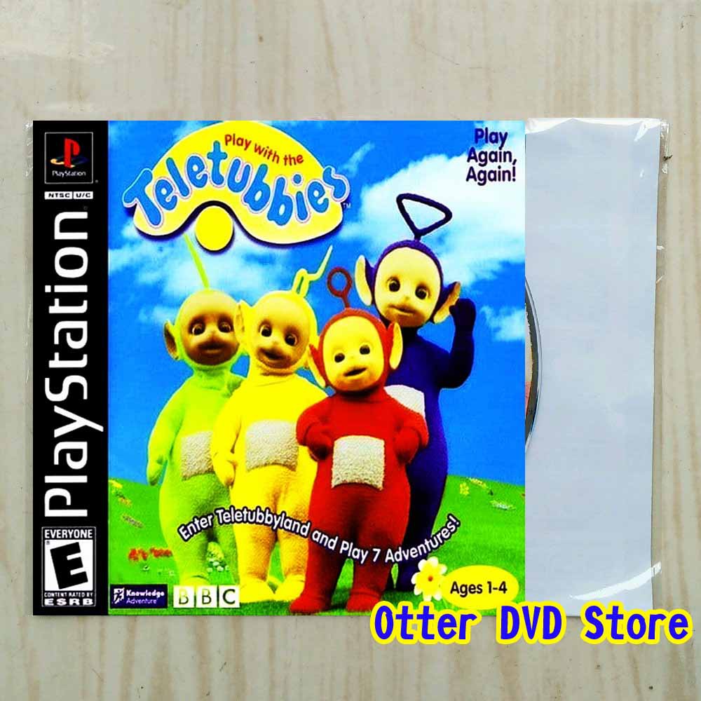 Kaset CD Game Ps1 Ps 1 Play with the Teletubbies