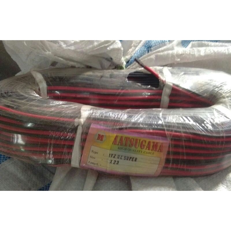 Kabel Merah Hitam NYZ 2x23