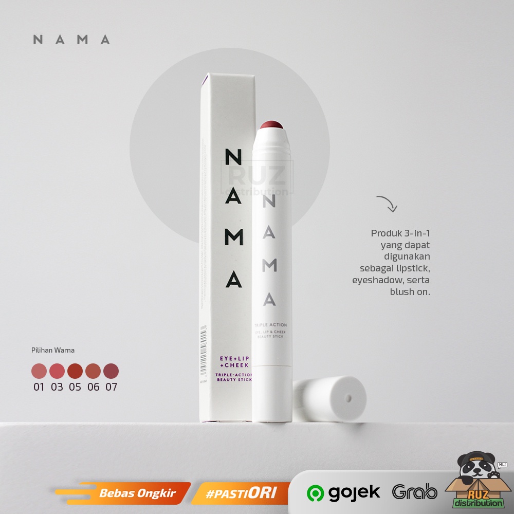 NAMA Beauty Triple Action Beauty Stick 3 In 1