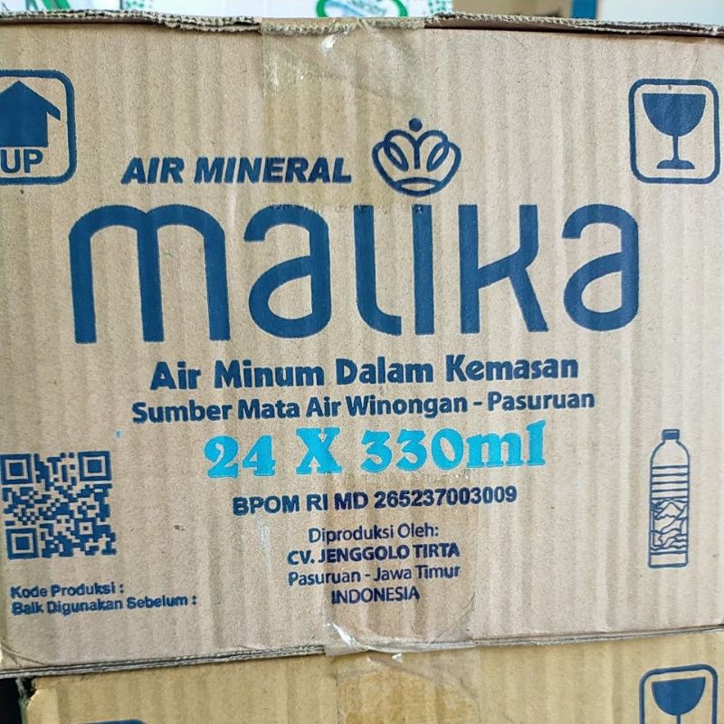 

Air Minum Kemasan Malika 330 ml