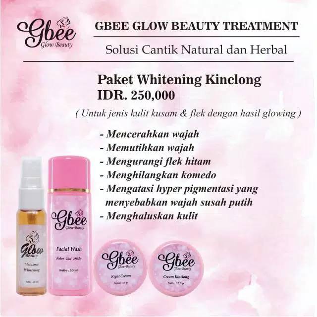 Glow beauty paket kinclong express (whitening kinclong)