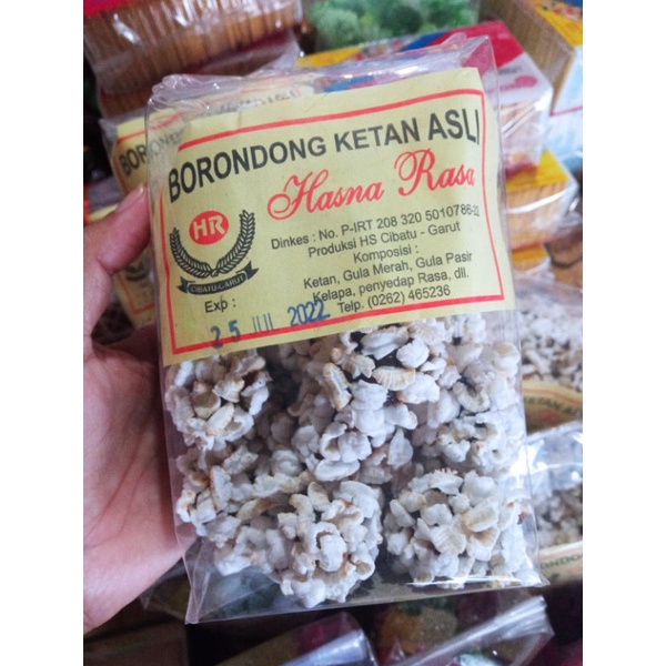 

borondong ketan asli