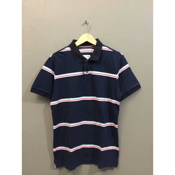 Poloshirt Uniqlo Stripe Second