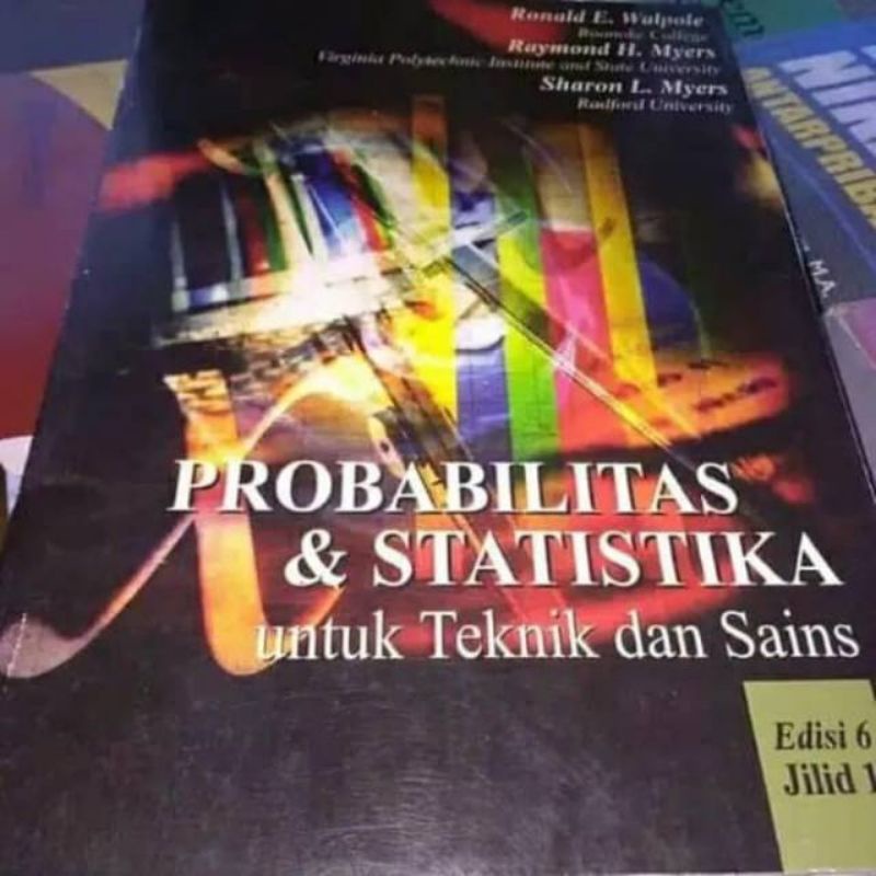 

probabilitas dan statistika untuk teknik dan sains edisi 6 jilid 1 ronald