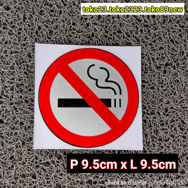 

stiker dilarang merokok no smoking