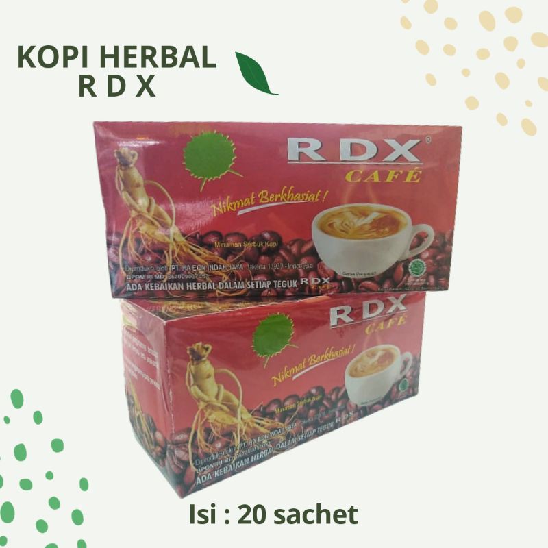 

Kopi RDX Cafe 20sachet Kopi Radix Herbal Original