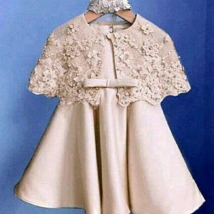 Dress Pesta Anak Perempuan 3 4 5 Tahun Mocca Kelly Gutte Termurah