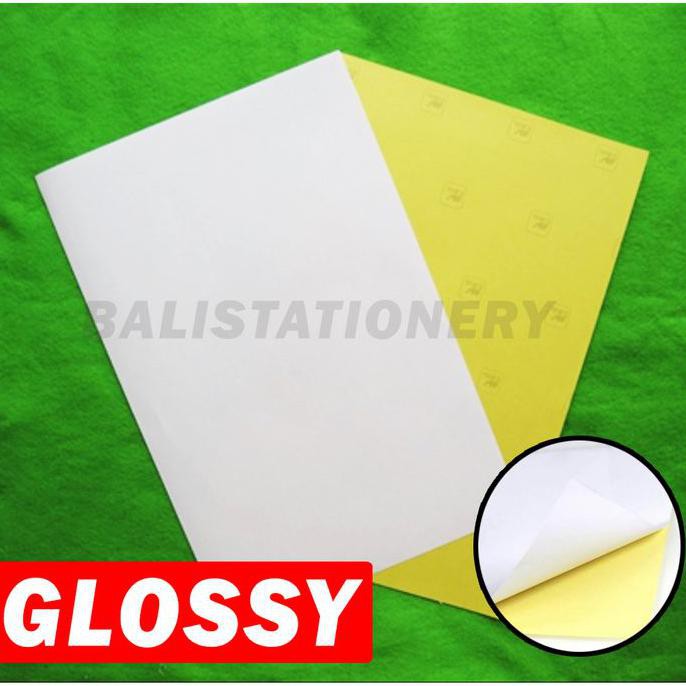 

Open Ds] Kertas Stiker / Sticker Glossy Camel Isi 10 Lbr - A4