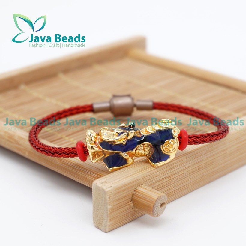 Gelang Feng Shui Gelang Pixiu 3D Gelang Tali Kawat AntiAir Pixiu Berubah Warna