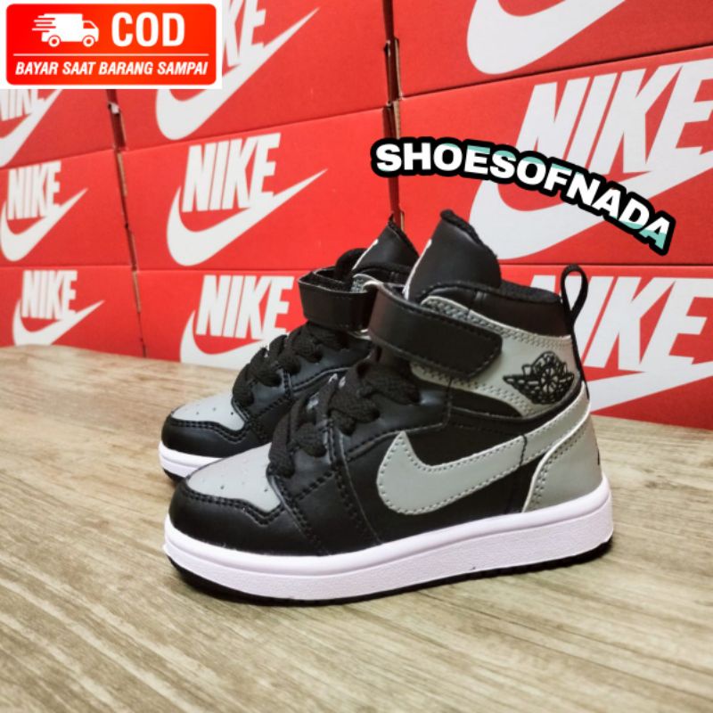 SEPATU JORDAN ANAK ANAK SEPATU ANAK NIKE SEPATU SEKOLAH ANAK HITAM