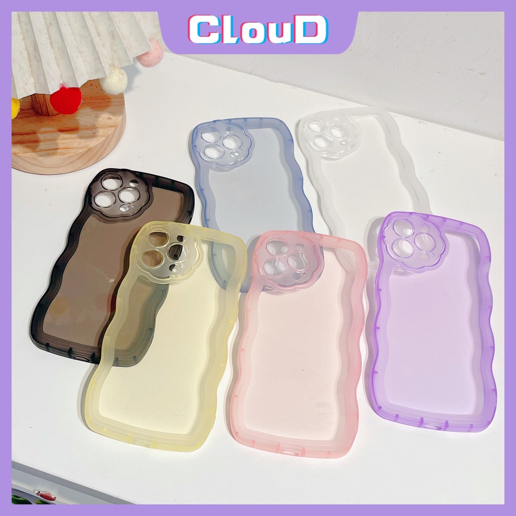 Soft Case Pelindung Lensa Warna Macaron Translucent Untuk IPhone 7 8 Plus XR 7 8 X XS 11 12 13 Pro Max