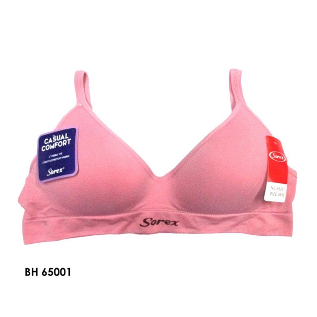 BH Sorex 65003 Sport Busa Tipis Perempuan | Sorex Bra Casual Garis Tanpa Kawat Wanita Dewasa | Open | Pakaian Dalam Underwear