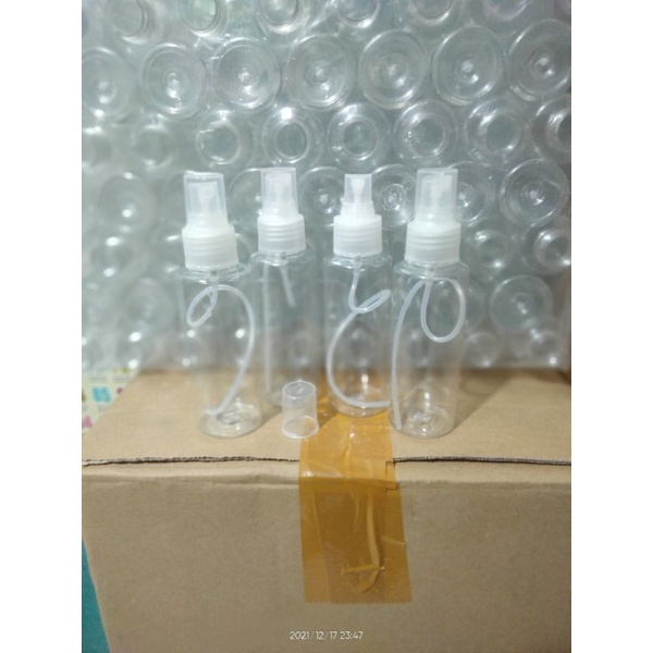 Botol Spray Natural 100Ml Tutup Natural