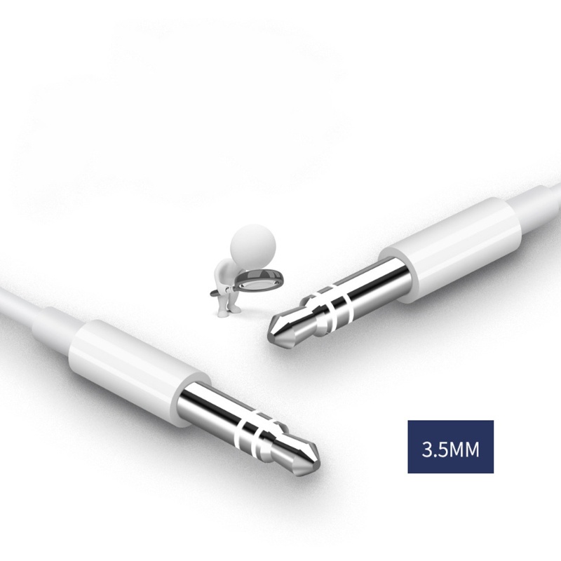 Btsg Kabel Fleksibel 3.5mm Kabel Aux 3.3ft/1M Suara Hi-Fi Untuk Ponsel Androids