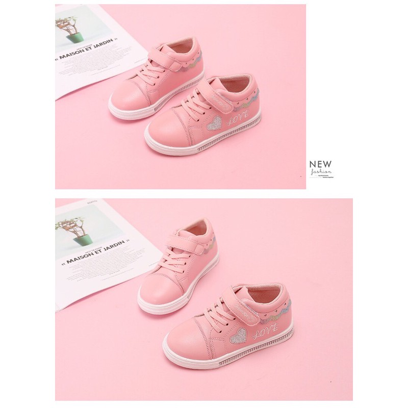 RESTOCK! Sepatu Anak Love Import Sneakers Shoes #C202