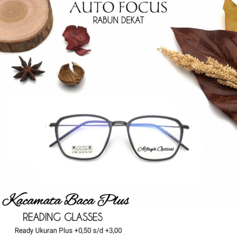 FRAME KACAMATA BACA PLUS PRIA WANITA/ KACAMATA PHOTOCROMIC / KACAMATA PLUS