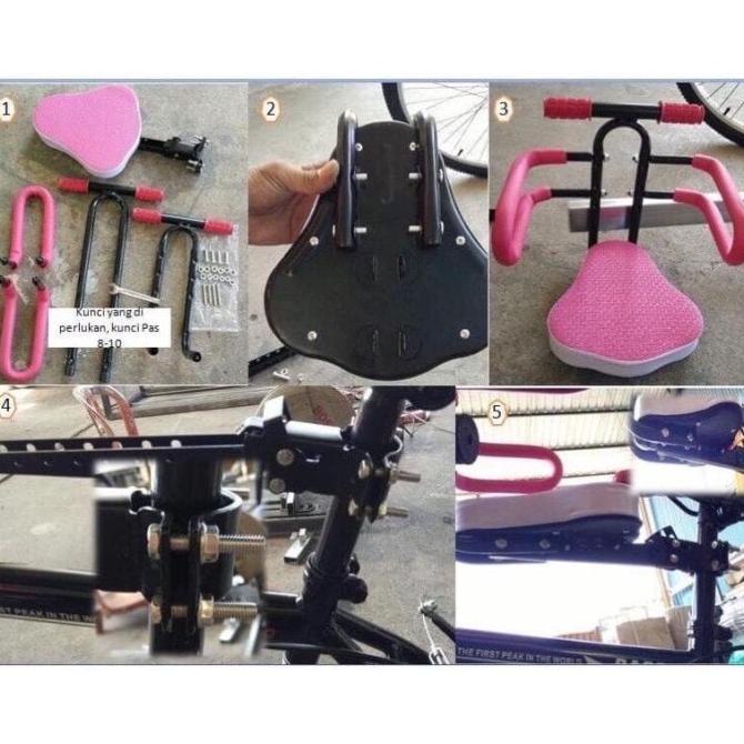 Baru Boncengan Anak Depan Sepeda Lipat Sepeda Gunung Mtb E-Bike