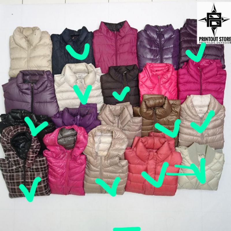 Borongan Jaket Bulu Angsa Ultralight